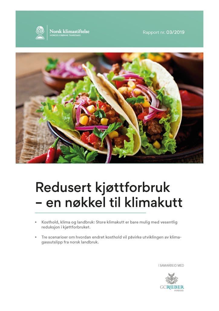 Forsiden av Redusert kjøttforbruk – en nøkkel til klimakutt