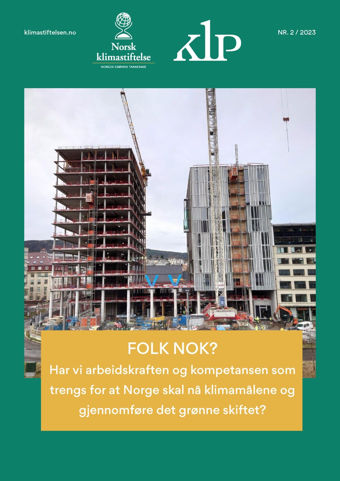 Forsiden av Folk Nok?