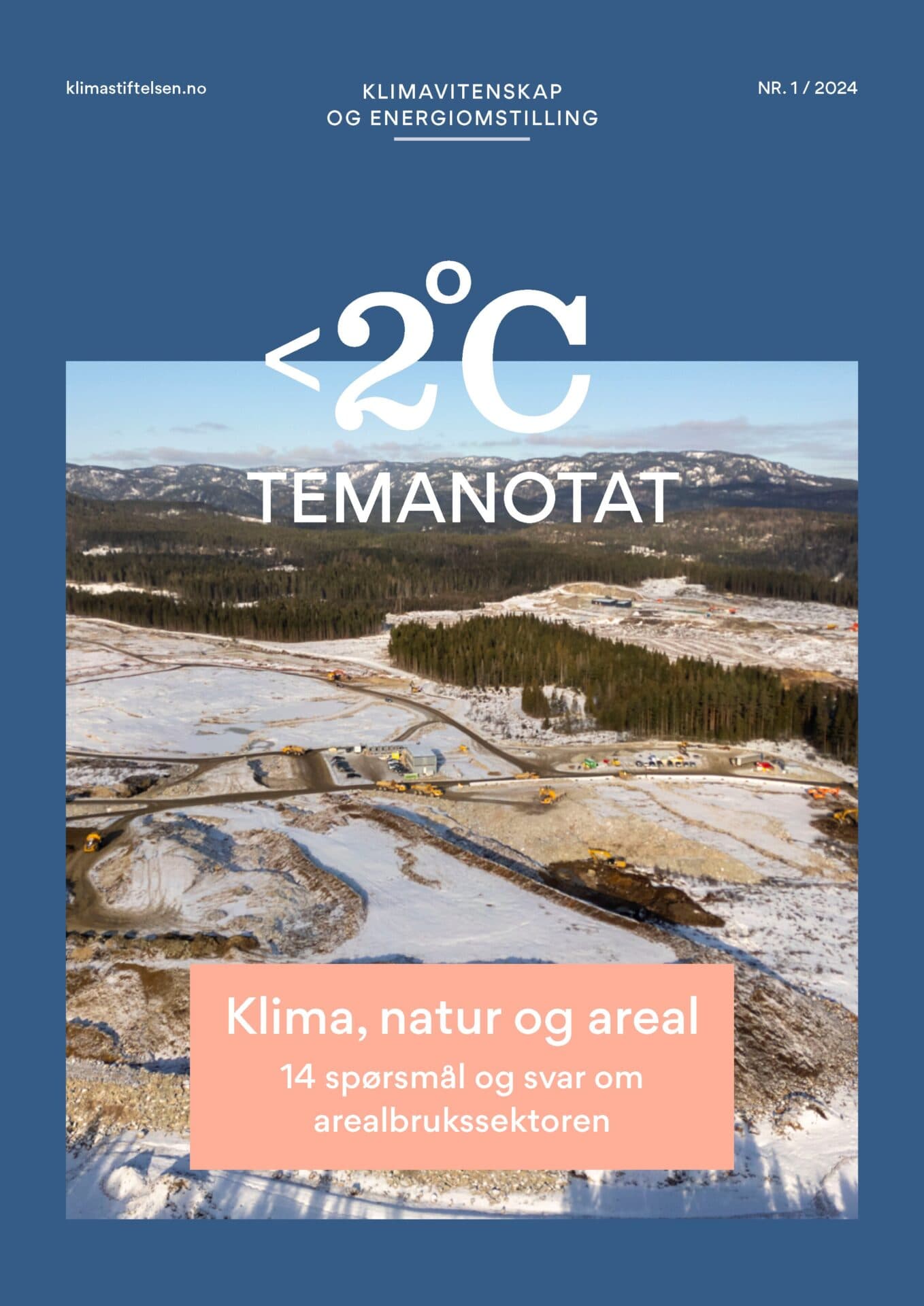 Forsiden av Klima, natur og areal